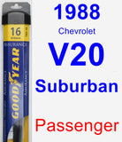 Passenger Wiper Blade for 1988 Chevrolet V20 Suburban - Assurance