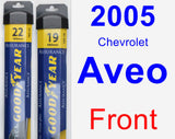 Front Wiper Blade Pack for 2005 Chevrolet Aveo - Assurance