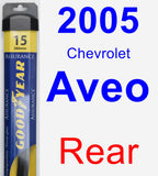 Rear Wiper Blade for 2005 Chevrolet Aveo - Assurance