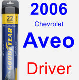 Driver Wiper Blade for 2006 Chevrolet Aveo - Assurance