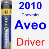 Driver Wiper Blade for 2010 Chevrolet Aveo - Assurance