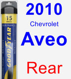 Rear Wiper Blade for 2010 Chevrolet Aveo - Assurance