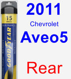 Rear Wiper Blade for 2011 Chevrolet Aveo5 - Assurance