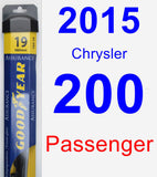 Passenger Wiper Blade for 2015 Chrysler 200 - Assurance