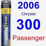 Passenger Wiper Blade for 2006 Chrysler 300 - Assurance