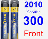Front Wiper Blade Pack for 2010 Chrysler 300 - Assurance