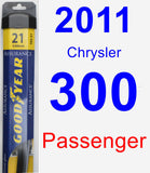 Passenger Wiper Blade for 2011 Chrysler 300 - Assurance