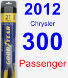 Passenger Wiper Blade for 2012 Chrysler 300 - Assurance