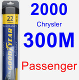Passenger Wiper Blade for 2000 Chrysler 300M - Assurance