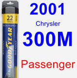 Passenger Wiper Blade for 2001 Chrysler 300M - Assurance