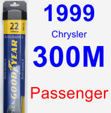 Passenger Wiper Blade for 1999 Chrysler 300M - Assurance