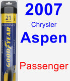 Passenger Wiper Blade for 2007 Chrysler Aspen - Assurance