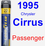 Passenger Wiper Blade for 1995 Chrysler Cirrus - Assurance