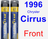 Front Wiper Blade Pack for 1996 Chrysler Cirrus - Assurance