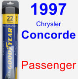 Passenger Wiper Blade for 1997 Chrysler Concorde - Assurance