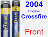 Front Wiper Blade Pack for 2004 Chrysler Crossfire - Assurance