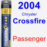 Passenger Wiper Blade for 2004 Chrysler Crossfire - Assurance
