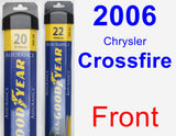 Front Wiper Blade Pack for 2006 Chrysler Crossfire - Assurance