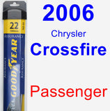 Passenger Wiper Blade for 2006 Chrysler Crossfire - Assurance