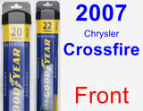 Front Wiper Blade Pack for 2007 Chrysler Crossfire - Assurance