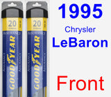 Front Wiper Blade Pack for 1995 Chrysler LeBaron - Assurance