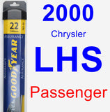 Passenger Wiper Blade for 2000 Chrysler LHS - Assurance