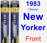 Front Wiper Blade Pack for 1983 Chrysler New Yorker - Assurance