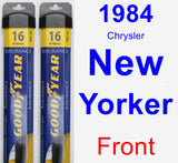 Front Wiper Blade Pack for 1984 Chrysler New Yorker - Assurance