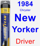 Driver Wiper Blade for 1984 Chrysler New Yorker - Assurance
