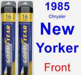 Front Wiper Blade Pack for 1985 Chrysler New Yorker - Assurance