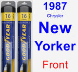 Front Wiper Blade Pack for 1987 Chrysler New Yorker - Assurance