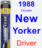 Driver Wiper Blade for 1988 Chrysler New Yorker - Assurance