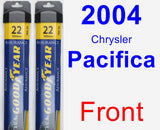 Front Wiper Blade Pack for 2004 Chrysler Pacifica - Assurance
