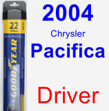 Driver Wiper Blade for 2004 Chrysler Pacifica - Assurance