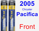 Front Wiper Blade Pack for 2005 Chrysler Pacifica - Assurance