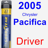 Driver Wiper Blade for 2005 Chrysler Pacifica - Assurance