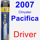 Driver Wiper Blade for 2007 Chrysler Pacifica - Assurance