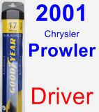 Driver Wiper Blade for 2001 Chrysler Prowler - Assurance