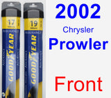 Front Wiper Blade Pack for 2002 Chrysler Prowler - Assurance