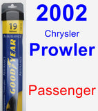 Passenger Wiper Blade for 2002 Chrysler Prowler - Assurance
