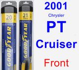 Front Wiper Blade Pack for 2001 Chrysler PT Cruiser - Assurance