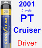 Driver Wiper Blade for 2001 Chrysler PT Cruiser - Assurance