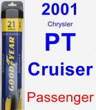 Passenger Wiper Blade for 2001 Chrysler PT Cruiser - Assurance