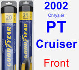 Front Wiper Blade Pack for 2002 Chrysler PT Cruiser - Assurance