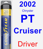 Driver Wiper Blade for 2002 Chrysler PT Cruiser - Assurance