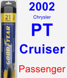Passenger Wiper Blade for 2002 Chrysler PT Cruiser - Assurance