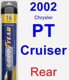 Rear Wiper Blade for 2002 Chrysler PT Cruiser - Assurance