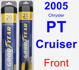 Front Wiper Blade Pack for 2005 Chrysler PT Cruiser - Assurance