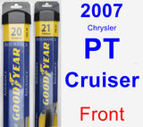 Front Wiper Blade Pack for 2007 Chrysler PT Cruiser - Assurance