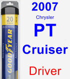 Driver Wiper Blade for 2007 Chrysler PT Cruiser - Assurance